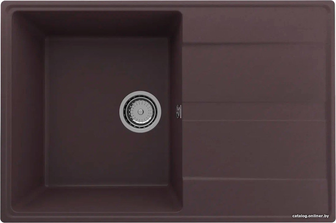 Кухонная мойка Ulgran Quartz Prima 750-06 (трюфель)