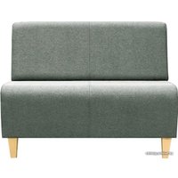 Диван Brioli РудиД двухместный (рогожка, J20 серый)