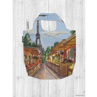 Сумка шоппер JoyArty Плывущие краски Парижа bstl_8430