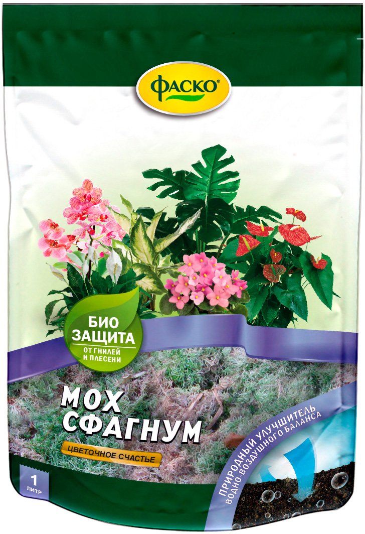 

Мох Фаско Мох Сфагнум Цветочное счастье (1 л)