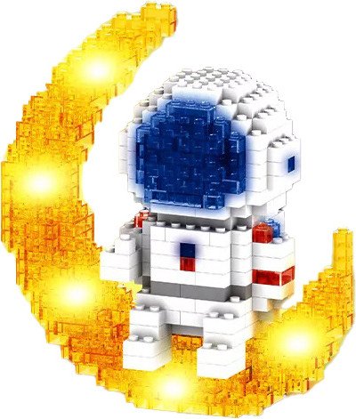 

Конструктор PlayOkay Астронавт Блочный 1801-1 (335эл)