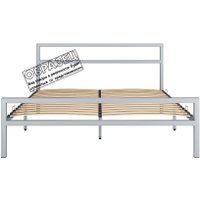 Кровать Князев Мебель Наргиз НЗ.120.190.С (серый муар) в Могилеве