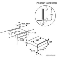 Подогреватель посуды AEG KDE911424M
