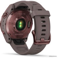 Умные часы Garmin Fenix 7S Sapphire Solar (темно-бронзовый титан/сланцевый)