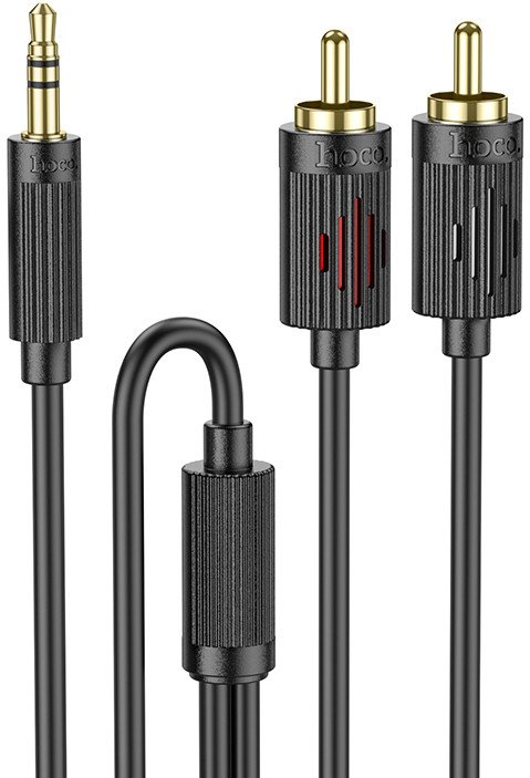 

Кабель Hoco UPA28 Jack 3.5mm - 2 RCA (1.5 м, черный)