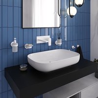 Мыльница Wellsee Finishing Touch 182505000 с держателем (матовый белый)