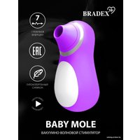 Вакуумный стимулятор клитора Bradex Baby Mole SX 0017 (фиолетовый)