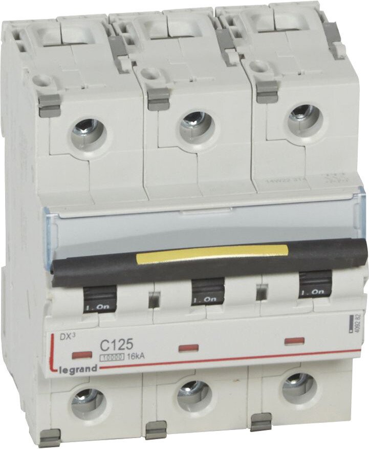 

Выключатель автоматический Legrand DX3 3P C 125A 16kA 4.5M 409282