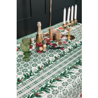 Скатерть Stolima Барыня-сударыня 802-3 Новогодний 160x140