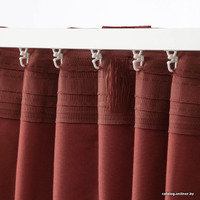 Комплект штор Ikea Санела 1.4x3 м 004.795.67 (красно-коричневый, 2 шт)
