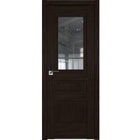 Межкомнатная дверь ProfilDoors 2.39XN L 60x200 (дарк браун, стекло прозрачное)