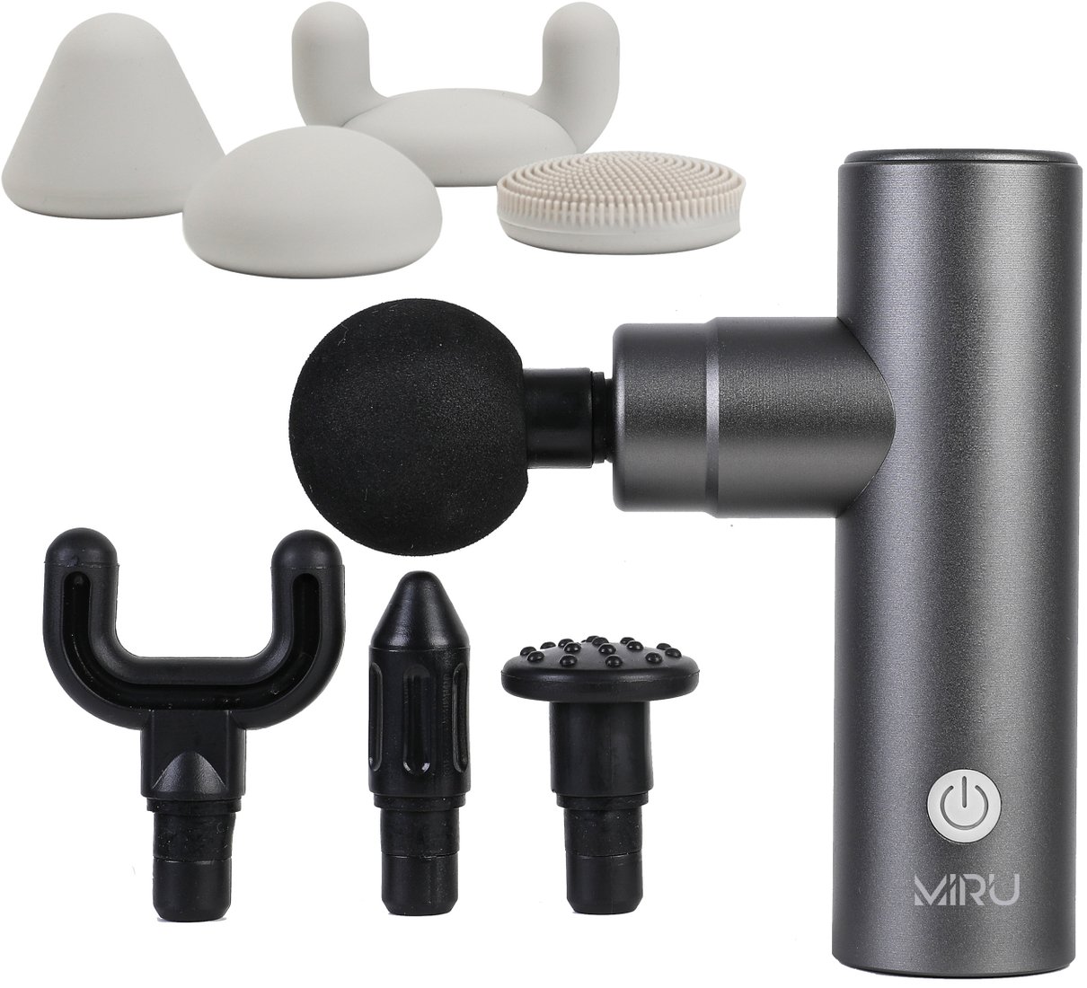 

Перкуссионный массажер Miru BM-18 (серый)