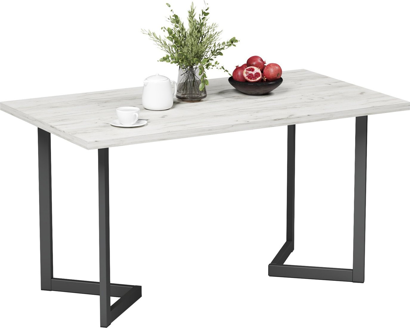 

Кухонный стол Mio Tesoro Miata 120x66 (дуб крафт белый/черный)