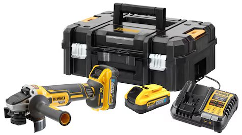 

Угловая шлифмашина DeWalt DCG409H2T (с 2-мя АКБ, кейс)