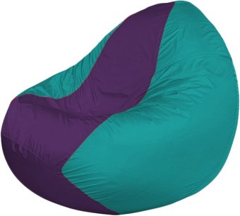 Кресло-мешок Flagman Classic K2.1-148 (бирюзовый/фиолетовый)