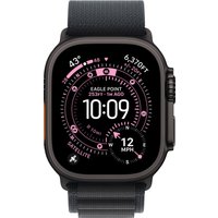 Умные часы Apple Watch Ultra 3 LTE 49 мм (титановый корпус, черный/черный, текстильный ремешок размера S)