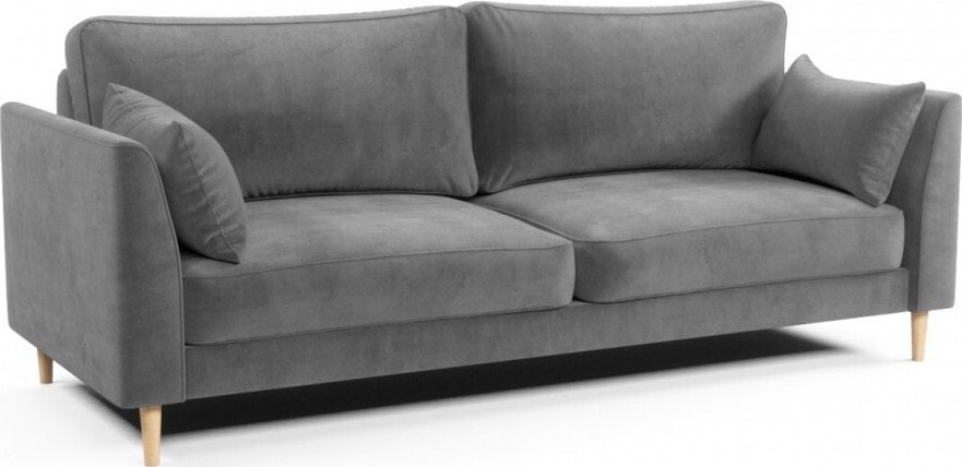 Диван Мебель 7Я Август на ножках (серый)