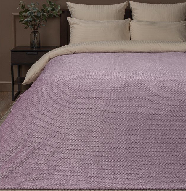 

Плед Tex Republic Deco Ромбики Фланель 150x200 93401 (сиреневый)