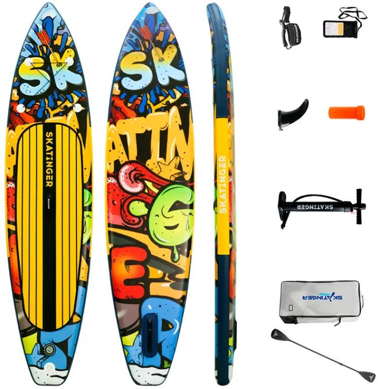 

Сапборд Skatinger Graffiti Yellow