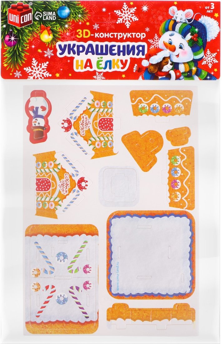 

Конструктор Unicon Пряничный домик 3564558