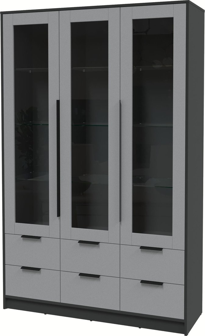 

Шкаф-витрина Интерлиния Концепт КТ-ШВ3 (серебро/антрацит)