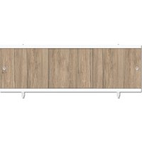 Фронтальный экран под ванну Метакам Монолит-М 1.48 (орех светлый)