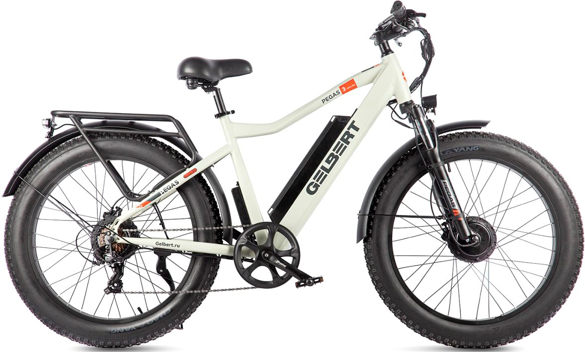 

Электровелосипед Gelbert Pegas 3 DUAL PRO (бежевый)