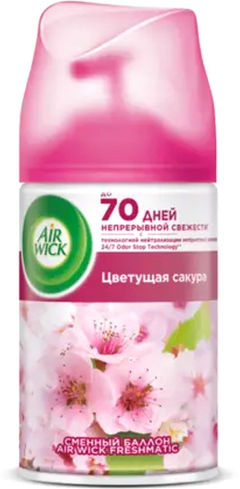

Сменный блок для освежителя воздуха Air Wick Fresh Matic 250 мл (цветущая сакура)