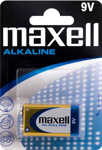 Батарейка Maxell Alkaline 9V 6LR61 (в блистере)