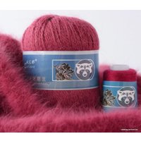 Набор пряжи для вязания ХоббиБум Пух норки 853 50 г 340 м (темно-розовый)