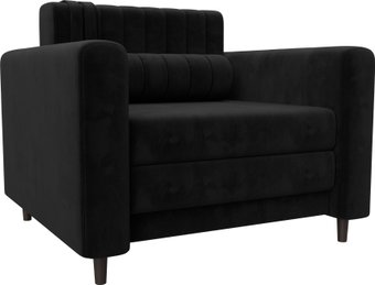 Кресло-кровать Лига диванов Лига-070 132561 (велюр Seven 35 черный)