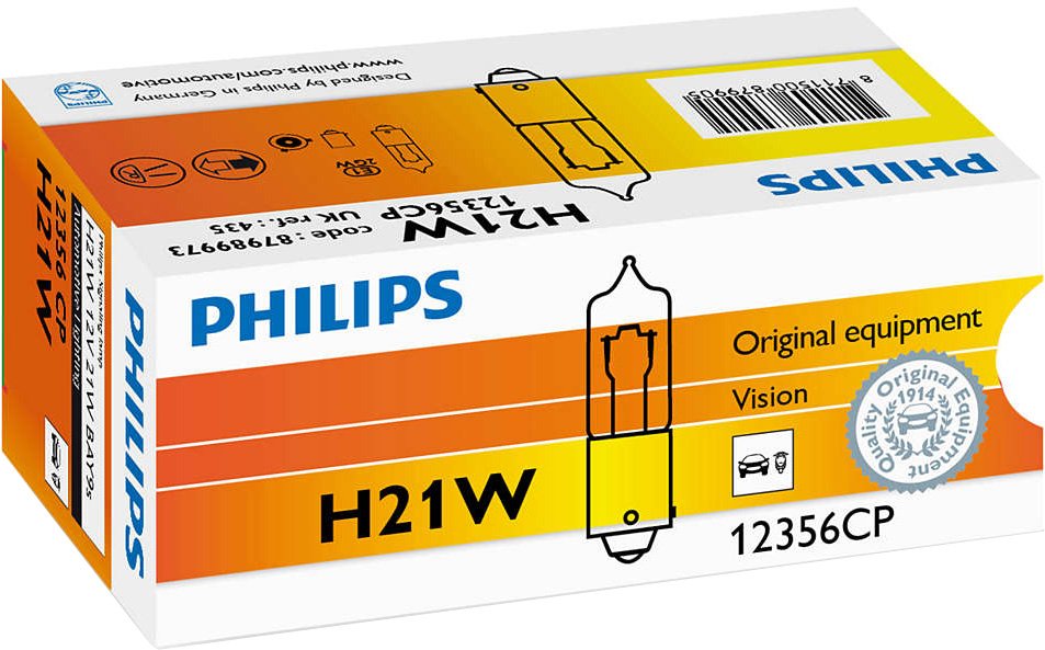 

Галогенная лампа Philips H21W Vision 1шт [12356CP]