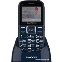 Кнопочный телефон Maxvi B5 (синий)