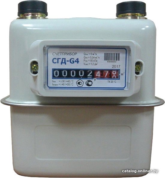 Счетчик газа БелОМО СГД 4-1-G4 ТИ (правый)
