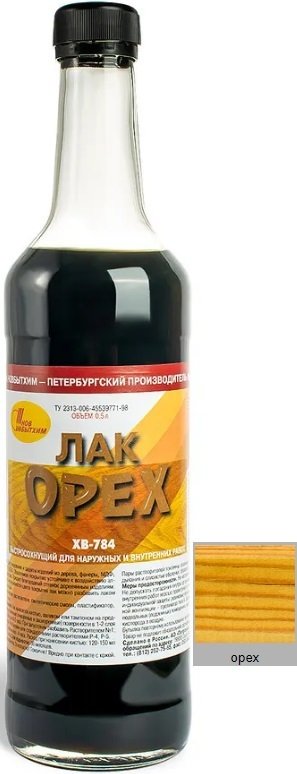 

Лак Новбытхим ХВ-784 0.5 л (орех)