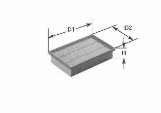 

Воздушный фильтр Clean filters MA3197