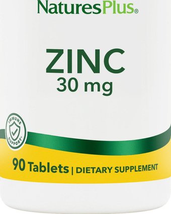 БАД NaturesPlus Zinc Tablets 30 мг Elemental (90 таблеток)
