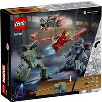 Конструктор LEGO Marvel Железный человек и боевая машина против дронов 76320
