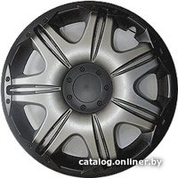 Набор колпаков на диски АКС – авто Опус+ 14 40226 (серебристый/черный)