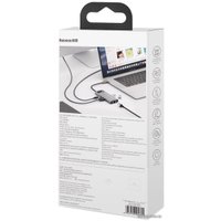 Док-станция Baseus Metal Gleam Series 6-in-1 Multifunctional USB Type C CAHUB-CW0G