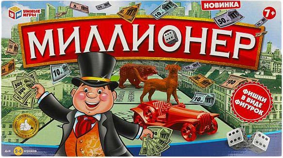 

Настольная игра Умные игры Миллионер D105-H24015-R