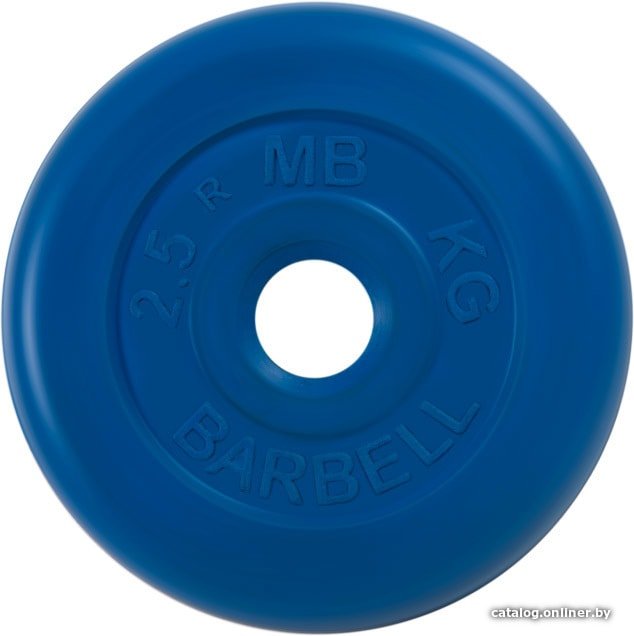 Диск MB Barbell Стандарт 26 мм (1x2.5 кг, синий)