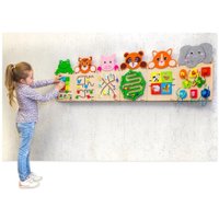 Бизиборд Alatoys Настенная бизидоска Котик ББ602