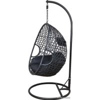 Подвесное кресло AksHome Paros (черный/черный)