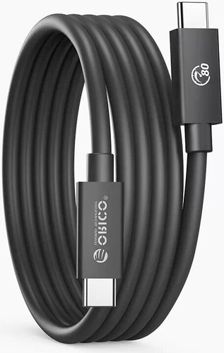 Кабель Orico TBZ5 Thunderbolt 5 - Thunderbolt 5 (1 м, черный)
