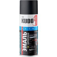 Автомобильная краска Kudo 1K эмаль автомобильная ремонтная матовая KU-5232.5 (520 мл, черный)
