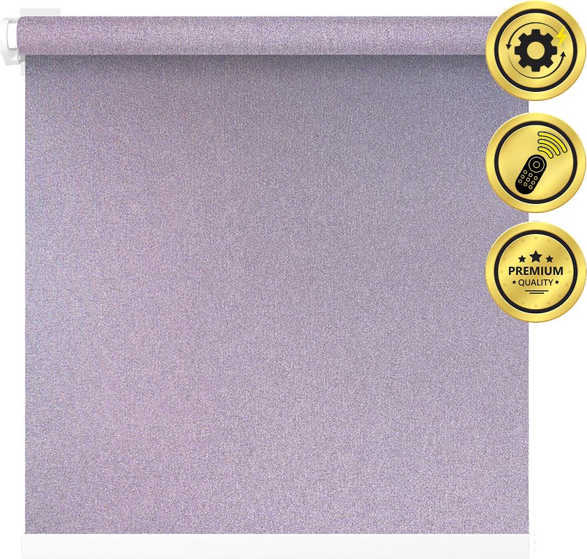 

Рулонная электроштора НеоФьюжен Мегаполис 270х250 правая (розовый, белая фурнитура)