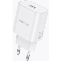 Сетевое зарядное Borofone BA82A (белый) в Гродно