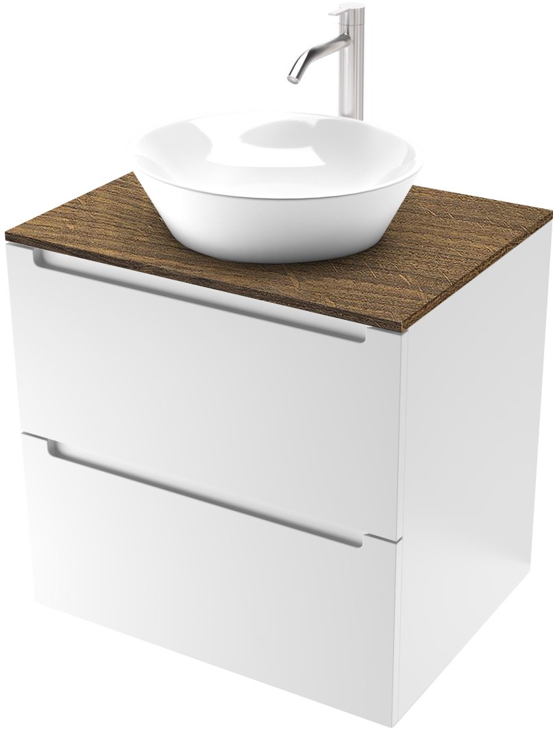 

ЗОВ Тумба под умывальник Дион 60 D60LWP0M9003MKV5-LDSPA (аттик/белый матовый)