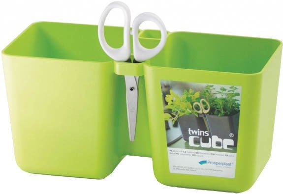 

Кашпо Prosperplast Twins Cube DTC245-389U (зеленый)